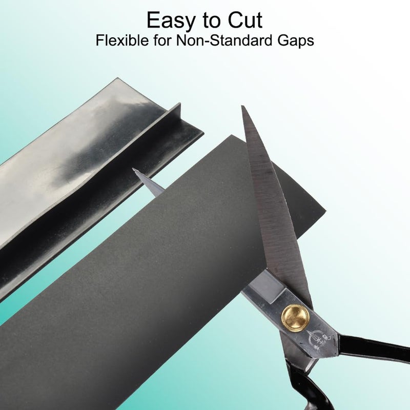 Mofason Stove Gap Covers, Kitchen Silicone Oven Gap Filler â€“ 21 Inches Countertop Strips Gap Guard, Easy to Clean (Black) - Image 5